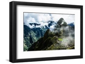 Machu Picchu, the Ancient Inca City in the Andes, Peru-Curioso Travel Photography-Framed Photographic Print