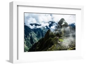 Machu Picchu, the Ancient Inca City in the Andes, Peru-Curioso Travel Photography-Framed Photographic Print