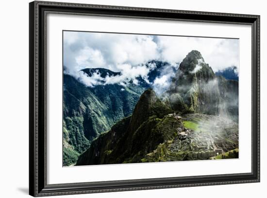 Machu Picchu, the Ancient Inca City in the Andes, Peru-Curioso Travel Photography-Framed Photographic Print