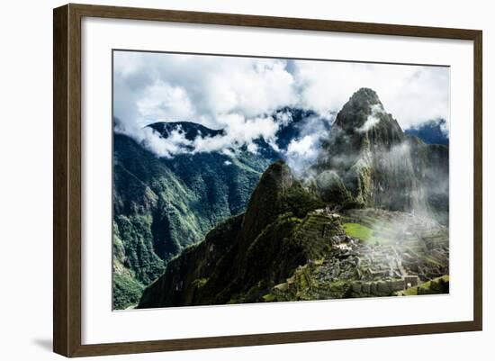 Machu Picchu, the Ancient Inca City in the Andes, Peru-Curioso Travel Photography-Framed Photographic Print