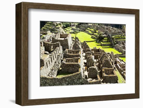 Machu Picchu, the Ancient Inca City in the Andes, Peru-Curioso Travel Photography-Framed Photographic Print