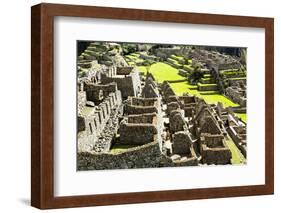 Machu Picchu, the Ancient Inca City in the Andes, Peru-Curioso Travel Photography-Framed Photographic Print
