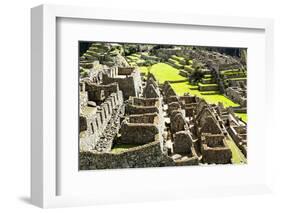 Machu Picchu, the Ancient Inca City in the Andes, Peru-Curioso Travel Photography-Framed Photographic Print