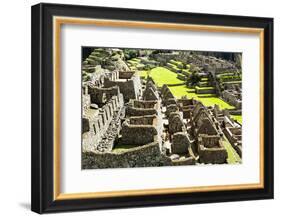 Machu Picchu, the Ancient Inca City in the Andes, Peru-Curioso Travel Photography-Framed Photographic Print