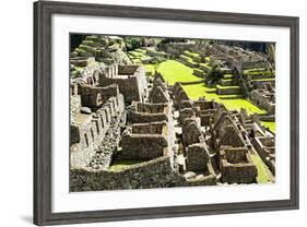 Machu Picchu, the Ancient Inca City in the Andes, Peru-Curioso Travel Photography-Framed Photographic Print