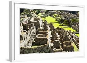 Machu Picchu, the Ancient Inca City in the Andes, Peru-Curioso Travel Photography-Framed Photographic Print