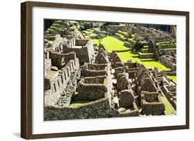 Machu Picchu, the Ancient Inca City in the Andes, Peru-Curioso Travel Photography-Framed Photographic Print