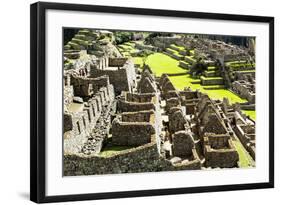 Machu Picchu, the Ancient Inca City in the Andes, Peru-Curioso Travel Photography-Framed Photographic Print