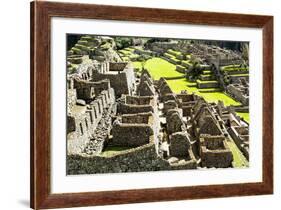 Machu Picchu, the Ancient Inca City in the Andes, Peru-Curioso Travel Photography-Framed Photographic Print