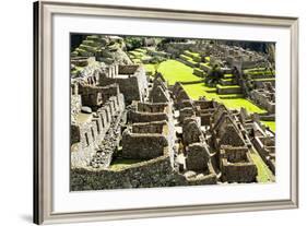 Machu Picchu, the Ancient Inca City in the Andes, Peru-Curioso Travel Photography-Framed Photographic Print