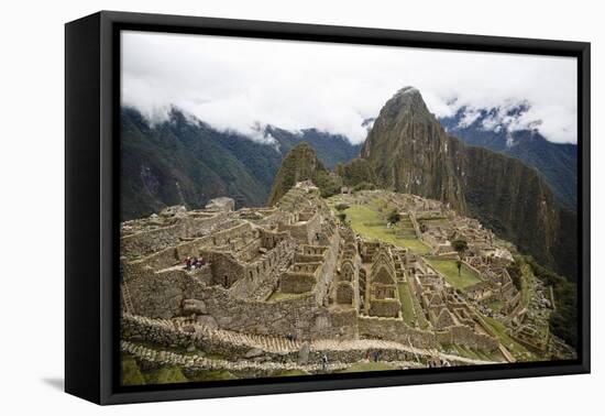 Machu Picchu, UNESCO World Heritage Site, Peru, South America-Yadid Levy-Framed Premier Image Canvas