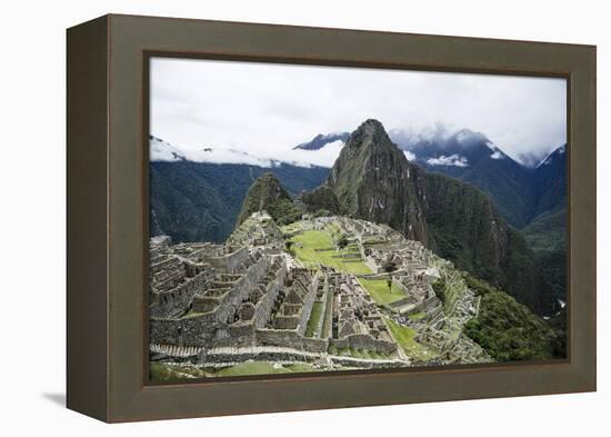 Machu Picchu, UNESCO World Heritage Site, Peru, South America-Yadid Levy-Framed Premier Image Canvas