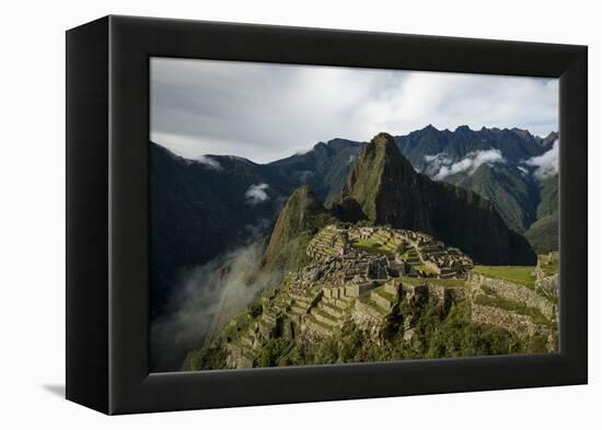 Machu Picchu, UNESCO World Heritage Site, the Sacred Valley, Peru, South America-Ben Pipe-Framed Premier Image Canvas