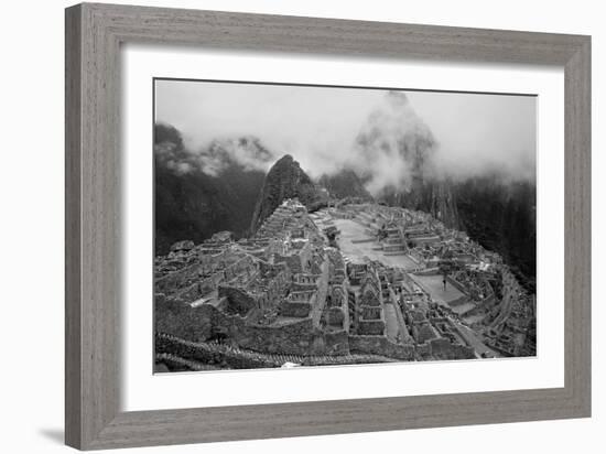 Machu Pichu Peru B/W-null-Framed Photo