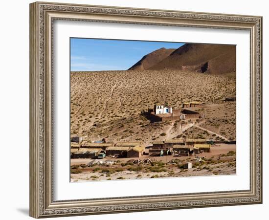 Machuca Village, Atacama Desert, Chile, South America-Sergio Pitamitz-Framed Photographic Print