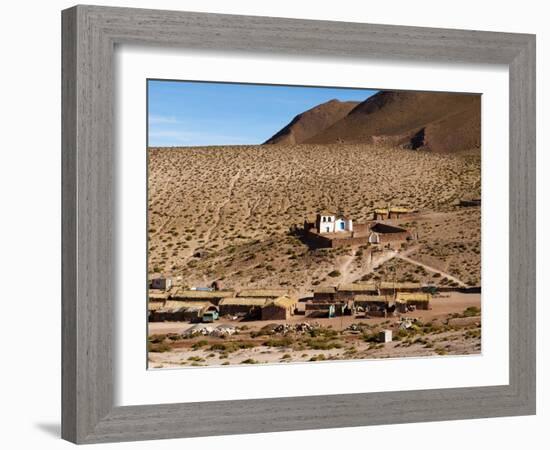 Machuca Village, Atacama Desert, Chile, South America-Sergio Pitamitz-Framed Photographic Print