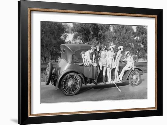 Mack Sennett Girls-null-Framed Art Print