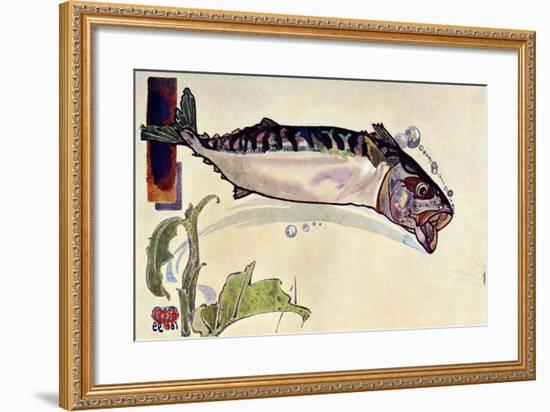 Mackerel, 1900-Edward Detmold-Framed Giclee Print