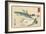 Mackerel and Halibut, Early 19th Century-Utagawa Hiroshige-Framed Giclee Print