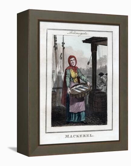 Mackerel, Billingsgate, London, 1805-null-Framed Premier Image Canvas