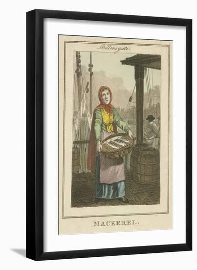Mackerel , Cries of London, 1804-William Marshall Craig-Framed Giclee Print