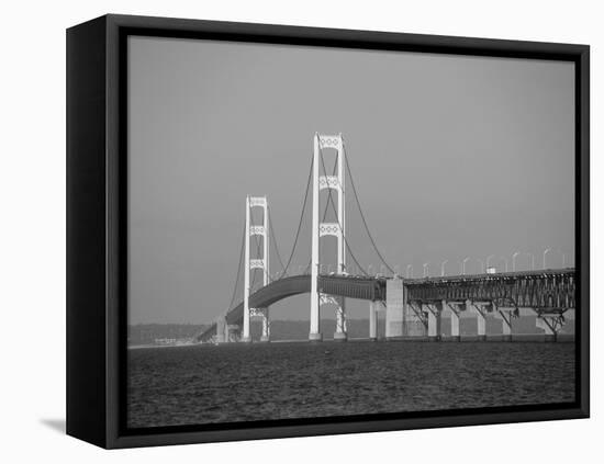 Mackinac Bridge, Mackinaw City, Michigan, USA-Michael Snell-Framed Premier Image Canvas