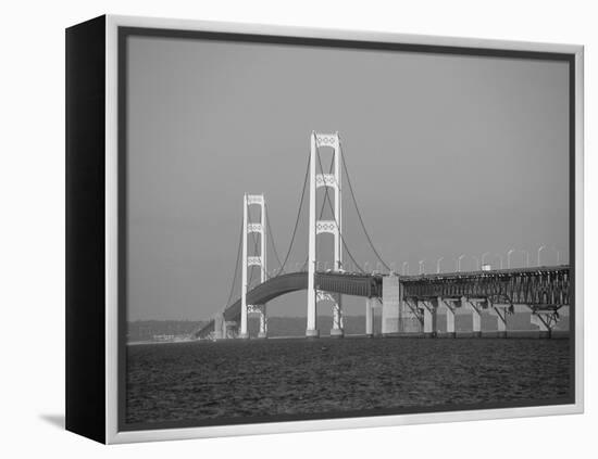 Mackinac Bridge, Mackinaw City, Michigan, USA-Michael Snell-Framed Premier Image Canvas