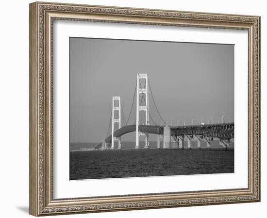 Mackinac Bridge, Mackinaw City, Michigan, USA-Michael Snell-Framed Photographic Print