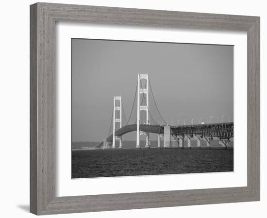 Mackinac Bridge, Mackinaw City, Michigan, USA-Michael Snell-Framed Photographic Print