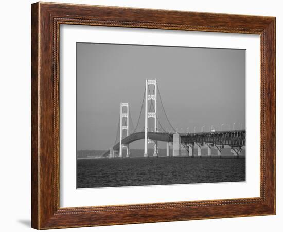 Mackinac Bridge, Mackinaw City, Michigan, USA-Michael Snell-Framed Photographic Print