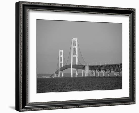 Mackinac Bridge, Mackinaw City, Michigan, USA-Michael Snell-Framed Photographic Print