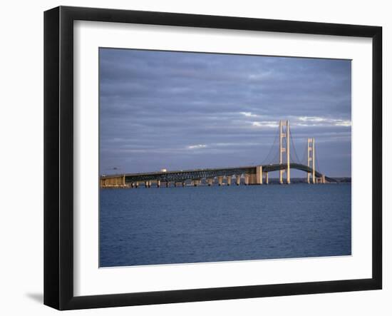 Mackinac Bridge, Michigan, USA-null-Framed Photographic Print