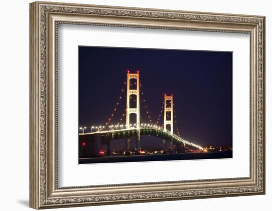 Mackinac Bridge, Michigan-Paul Souders-Framed Photographic Print