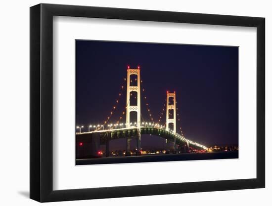 Mackinac Bridge, Michigan-Paul Souders-Framed Photographic Print