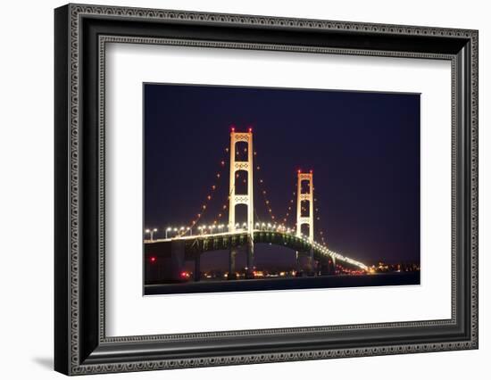 Mackinac Bridge, Michigan-Paul Souders-Framed Photographic Print