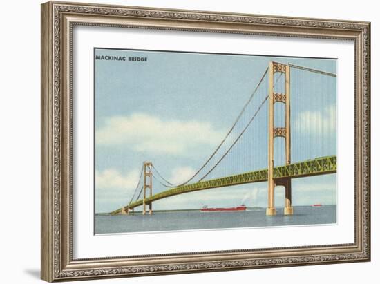 Mackinac Bridge, Michigan-null-Framed Art Print