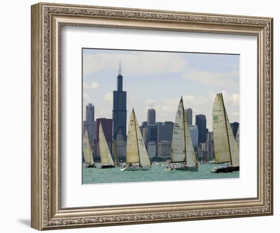 Mackinac Race-Jeff Roberson-Framed Photographic Print