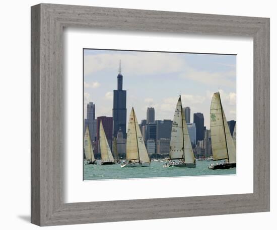 Mackinac Race-Jeff Roberson-Framed Photographic Print