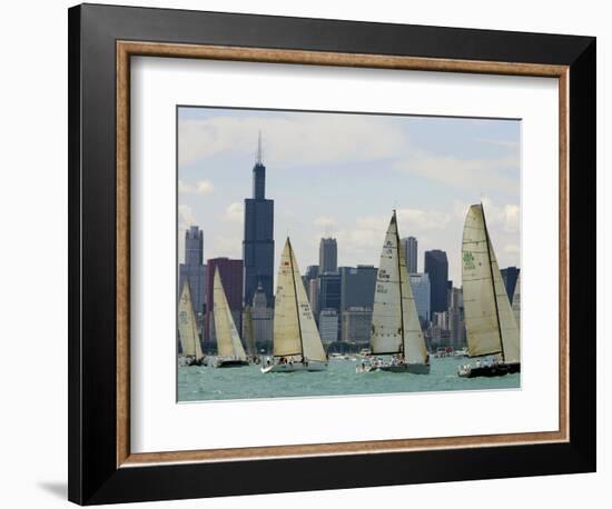 Mackinac Race-Jeff Roberson-Framed Photographic Print