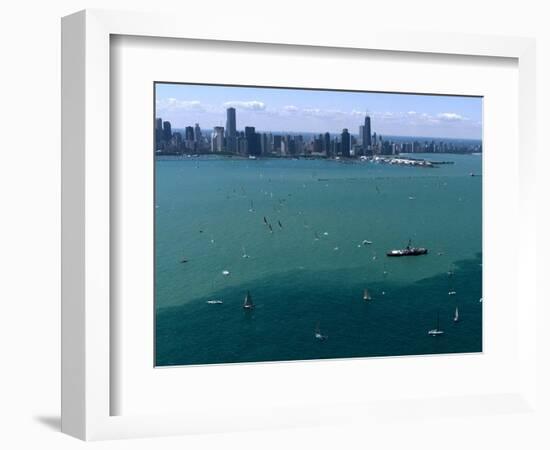 Mackinac Race-Beth A. Keiser-Framed Photographic Print