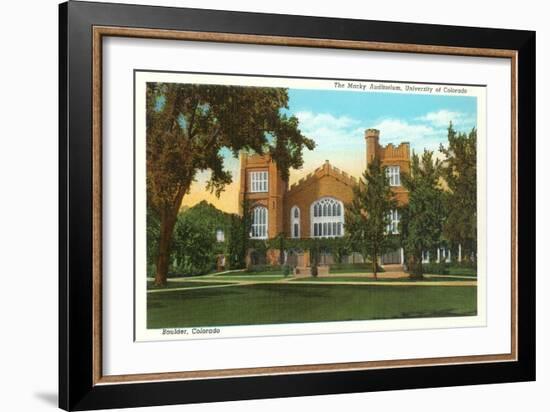 Macky Auditorium, University of Colorado, Boulder-null-Framed Art Print