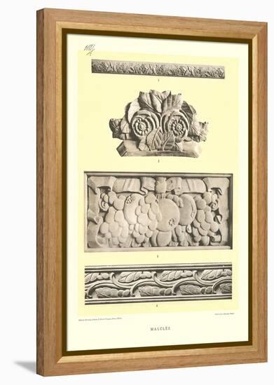 Macles Bas Reliefs-null-Framed Stretched Canvas