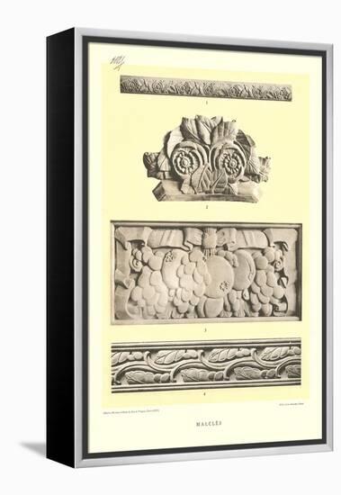 Macles Bas Reliefs-null-Framed Stretched Canvas