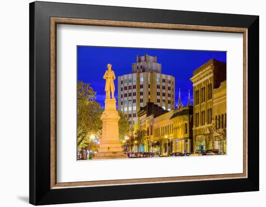 Macon, Georgia, USA at the War Memorial to Confederate Soldiers.-SeanPavonePhoto-Framed Photographic Print