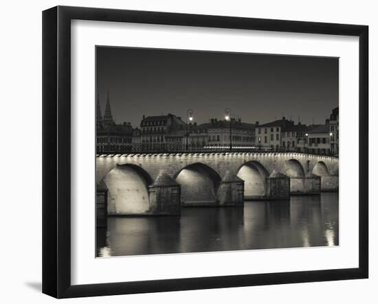 Macon, Maconnais Area, Burgundy Region, Saone-Et-Loire Department, France-Walter Bibikow-Framed Photographic Print