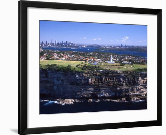 Macquarie Lighthouse, Sydney, Australia-David Wall-Framed Photographic Print