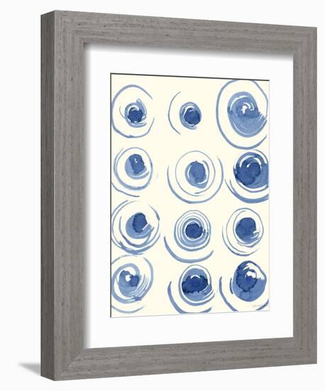 Macrame Blue II-Vanna Lam-Framed Art Print