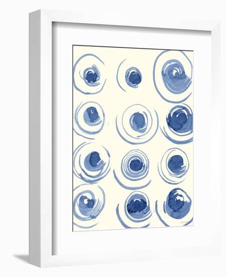 Macrame Blue II-Vanna Lam-Framed Art Print