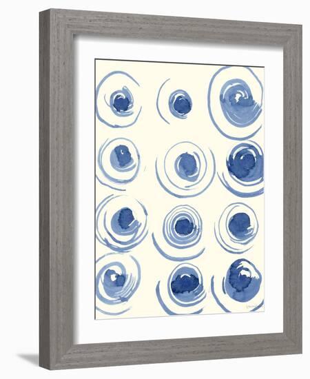Macrame Blue II-Vanna Lam-Framed Art Print