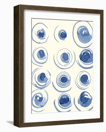 Macrame Blue II-Vanna Lam-Framed Art Print